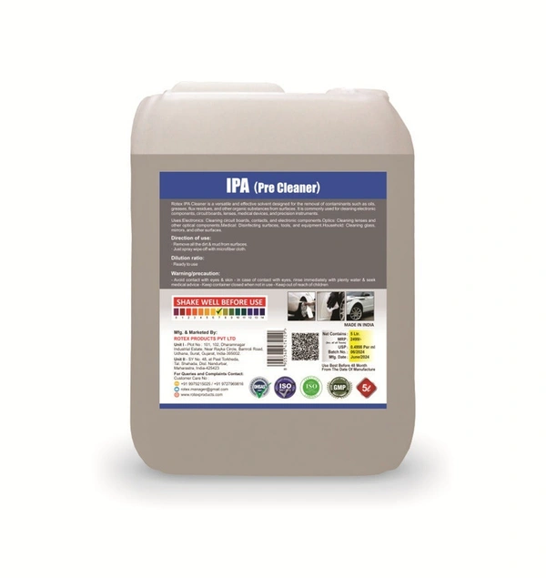 Rotex Products Private Limited Rotex Ipa Pre Cleaner 5ltr - Free, Friar Gray