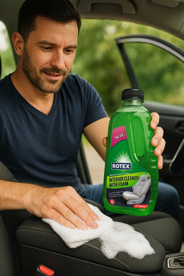 Rotex Products Private Limited Rotex Interior Cleaner 1ltr - Free, Malachite