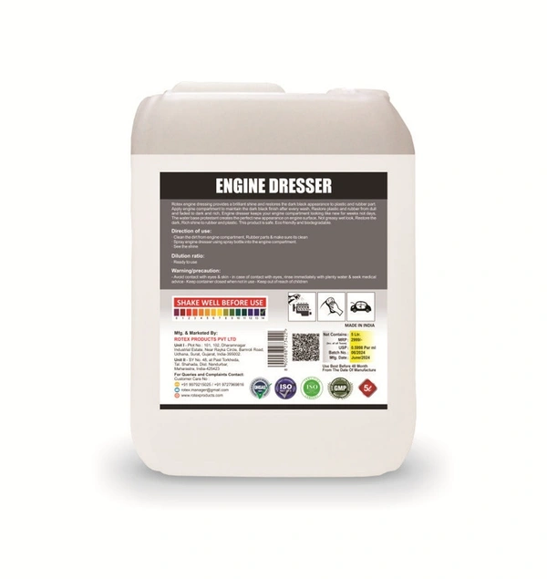 Rotex Products Private Limited Rotex Engine Dresser 5ltr - FREE, Cloudy