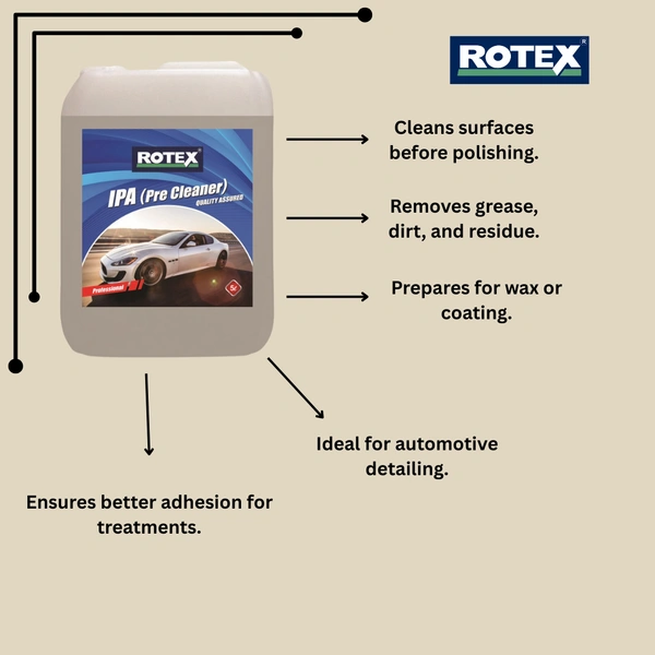 Rotex Products Private Limited Rotex Ipa Pre Cleaner 5ltr - Free, Friar Gray