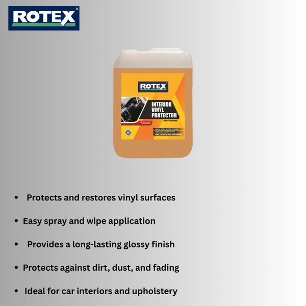 Rotex Products Private Limited Rotex Interior Vinyl Protector 5ltr - Free, Golden Bell