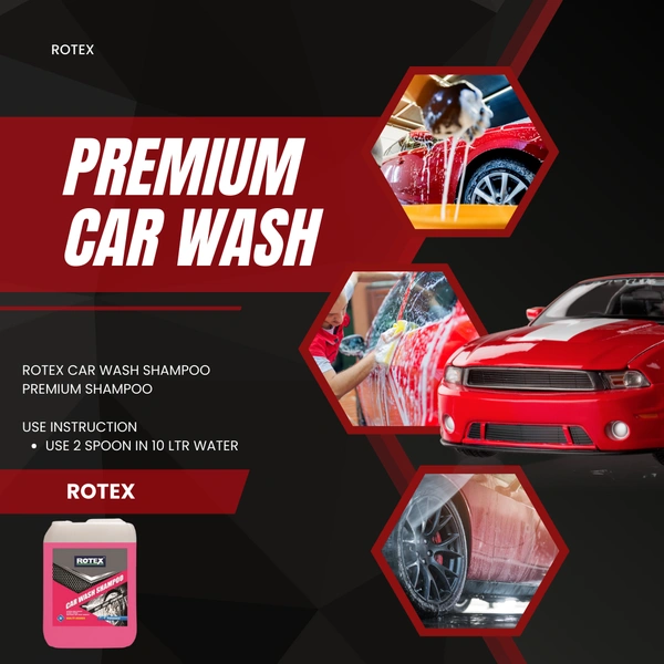 Rotex Car Wash Shampoo 5Ltr