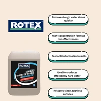 Rotex Products Private Limited Rotex Hard Water Mark Remover 5ltr - Free, Swiss Coffee
