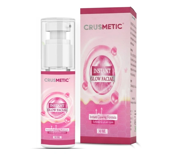 Instant Glow Facial - Parlour Vala Glow Ab Ghar Par, Sirf 5 Minute Mai! - 30 ml