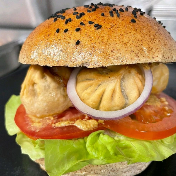 Veg Momos Burger 