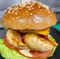 Veg Momos Burger 