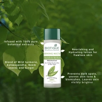 Biotique Morning Nectar Nourish & Hydrates Moisturizer 120ml | For Visibility Flawless Skin | Nourishing & Hydrating Cream | Prevents Dark Spots, Blackheads And Blemishes | Natural Hydration for All Skin Types |