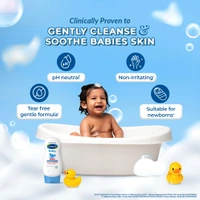 Cetaphil Baby Moisturising Bath & Wash 230ml | With Aloe Vera & Almond Oil | Gentle, Soap Free | Paraben Free | Baby's Delicate Skin | Dermatologist-tested