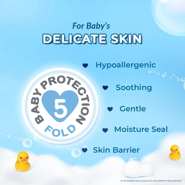 Cetaphil Baby Moisturising Bath & Wash 230ml | With Aloe Vera & Almond Oil | Gentle, Soap Free | Paraben Free | Baby's Delicate Skin | Dermatologist-tested