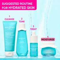 Dot & Key 72Hr Hydrating Gel Moisturizer + Probiotics with Hyaluronic Acid | Long-Lasting | Lightweight Gel Oil Free Moisturizer | Refreshing Hydration & Skin Balance | For All Skin Types | 60ml