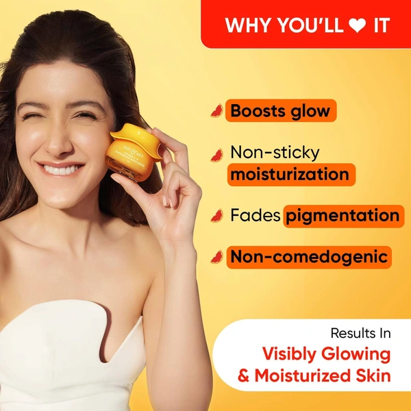 Dot & Key Vitamin C + E Sorbet Super Bright Moisturizer | for Radiant & Hydrated Skin | Smooths & Softens | Non Sticky & Quick - Absorbing | Oil Free & Lightweight | For All Skin Types | 60ml