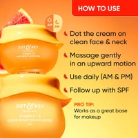 Dot & Key Vitamin C + E Sorbet Super Bright Moisturizer | for Radiant & Hydrated Skin | Smooths & Softens | Non Sticky & Quick - Absorbing | Oil Free & Lightweight | For All Skin Types | 60ml