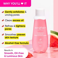 Dot & Key DOT & KEY Watermelon Superglow Toner� 150ml | Pore Tightening Toner | Alcohol Free, Toner For Uneven Skin Tone | Non Sticky & Non Greasy | Oil Control & Refreshing | For All Skin Types