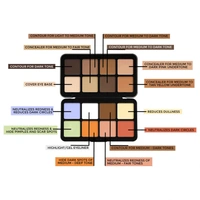 Forever52 Forever 52 16 Color Camouflage Pressed HD Palette | Conceal, Contour & Correct for All Skin Types | Light Weight |  Multi-purpose concealer | Easy to blend - CHP001