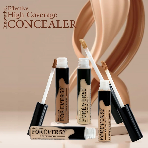 Forever52 Forever 52 Complete Coverage Concealer | Perfect for Dark Circles | Full Coverage & Hydration | Long-lasting | Natural Finish | Flawless Skin | Lightweight Formula | Vanilla - 001