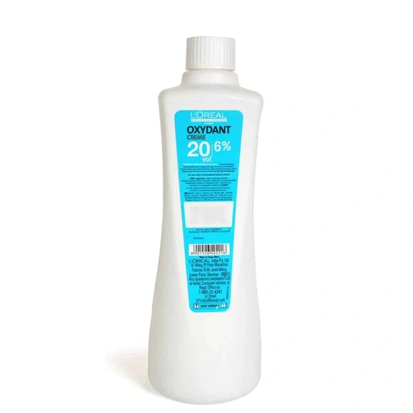 Loreal Professionnel Loreal  Developer 20 Vol 6% Oxydant Creme (1000 ml)  Achieve Perfect Hair Color Results with Superior Gray Coverage | Even Application, and Long-Lasting Shine