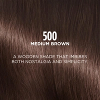 Loreal Paris Casting Creme Gloss Medium Brown 500 Conditioning Hair Color - 87.5g+72ml | No Ammonia | Rich, Ultra Glossy Color | Optical Grey Coverage | Long-Lasting Color| Honey-Infused Conditioner | Salon Like Hair At-home