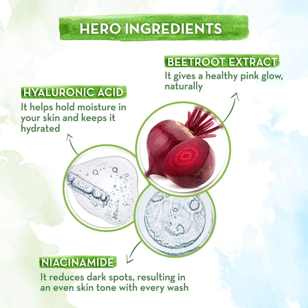 Mamaearth Beetroot Hydraful Moisturizer 50g | with Beetroot & Hyaluronic Acid | For Hydrated Pink Glow | 48 Hours Hydration | Oil Free Formula | Non-Greasy & Healthy Skin | Brightens Skin | For All Skin Types