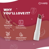 Mars Aqua Splash Tinted Lip Balm 05-GRAPEFRUIT with Shea Butter 3g | Jojoba Oil & Vitamin E | Passion Fruit Flavor | Moisturizing, Non-Sticky & Nourishing for Chapped Lips
