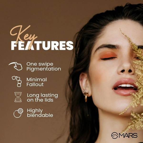 Mars Fantasy 15 Eyeshadow Palette 03 – 22.5g | Matte and Shimmer Shades | Vibrant & Blendable Shades | Long-Lasting Eye Makeup | Travel-Friendly Makeup Palette |Bold & Beautiful Eye Makeup | Multicolor