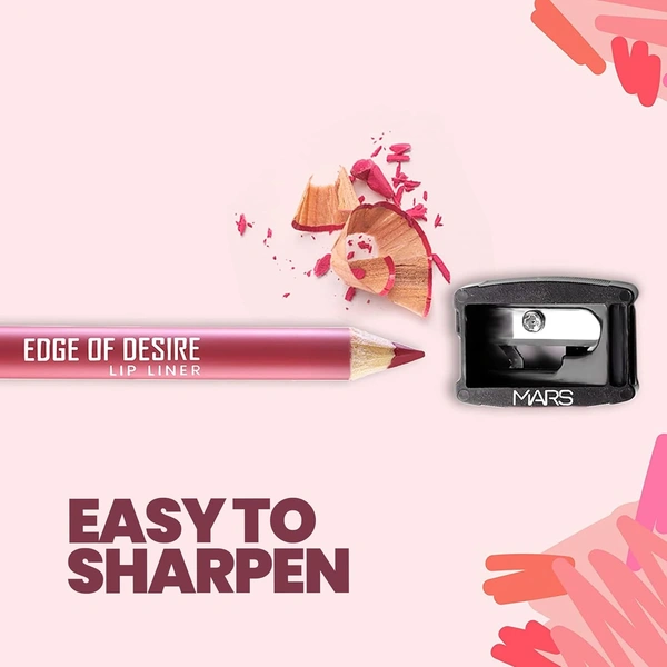 Mars MARS Matte Long-Lasting Lip Liner | Lip Pencil 17-BARBIE BOLD (1.4g)| Smooth One-Swipe Application