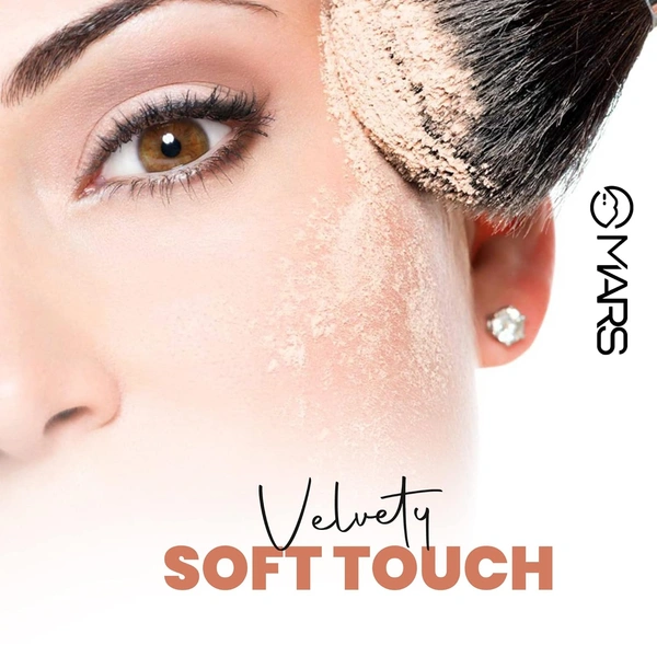 Mars Wonder 2-in-1 Compact with Mirror & Puff 16g Shade 04| Oil Control | Long-Lasting | Natural Finish Compact Powder