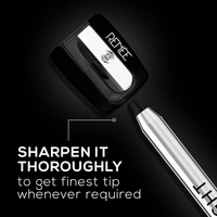 Renee Midnight Kohl Pencil Kajal | Bold, Smudge-Proof Eyes | 24 Hrs Long Stay | Waterproof | Vitamin E | Matte Finish | Intense Black Color | Rich Color Payoff 1.5 Gm