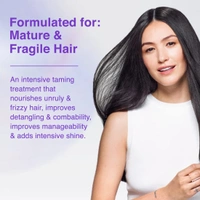 Schwarzkopf Professional Bonacure Frizz Away Treatment with Babassu Oil | for Coarse, Frizzy, Dry Hair | Makes hair soft & silky | Smooth & Control Frizz | 200ml
