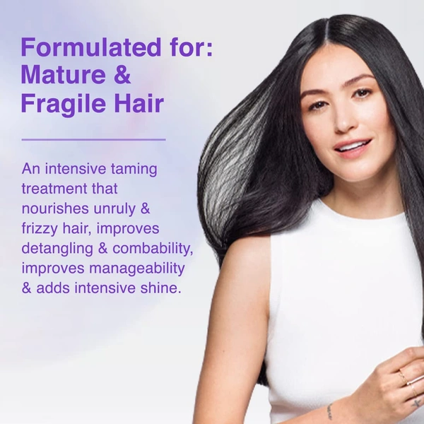 Schwarzkopf Professional Bonacure Frizz Away Treatment with Babassu Oil | for Coarse, Frizzy, Dry Hair | Makes hair soft & silky | Smooth & Control Frizz | 200ml