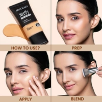 Swiss Beauty Foundation Matte Maxx Cover 01 Fair Warm, 30g| 24-Hour Wear |Hyaluronic Acid & Vitamin E | Oil-Control Formula |