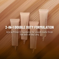 Swiss Beauty Primer Mousse Foundation 30ml | Weightless Smooth & Velvet Touch | 2 - in 1 Primer & Foundation | Oil-free look | Long-Wearing | Flawless Matte Finish & Pore Minimizing Coverage | Shade - 01 (  White Ivory)