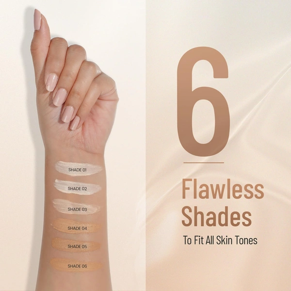 Swiss Beauty Primer Mousse Foundation 30ml | Weightless Smooth & Velvet Touch | 2 - in 1 Primer & Foundation | Oil-free look | Long-Wearing | Flawless Matte Finish & Pore Minimizing Coverage | Shade - 01 (  White Ivory)