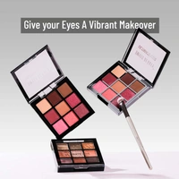 Swiss Beauty Ultimate 9 Pigmented Colors Eyeshadow Palette | Bold & Versatile Shades | Vibrant & Blendable | Long Lasting | Shimmery And Metallic Finish - Multicolor-03, 6G