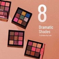 Swiss Beauty Ultimate 9 Pigmented Colors Eyeshadow Palette | Bold & Versatile Shades | Vibrant & Blendable | Long Lasting | Shimmery And Metallic Finish - Multicolor-03, 6G