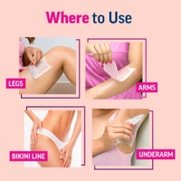 Veet Hair Removal Waxing Strips Pack 1 for Dry Skin | Gel Wax Hair Removal for Women | 20 Strips, Up to 28 Days Smoothness | No Heater Required