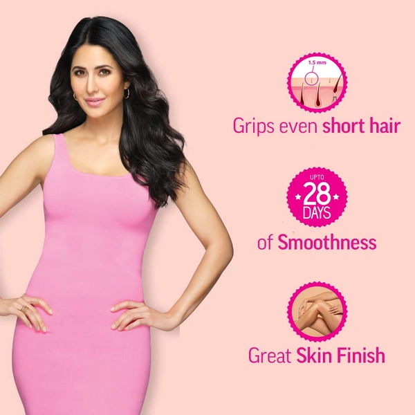 Veet Hair Removal Waxing Strips Pack 1 for Dry Skin | Gel Wax Hair Removal for Women | 20 Strips, Up to 28 Days Smoothness | No Heater Required