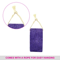 Vega Pumice Stone Purple | Exfoliating Stone for Smooth & Soft Skin | Exfoliates, Removes Dead Skin & Calluses | Perfect for Feet, Hands & Elbows