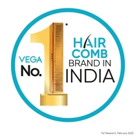 Vega VEGA Veronica Medium Grooming Hair Comb DC-1299 | Gentle on Scalp, Tames Frizz, and Detangles with Ease | Versatile Comb for All Hair Types & Everyday Styling