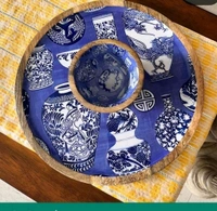 Su* Round Chip N Dip Platter - 10 "