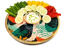 Su* Round Chip N Dip Platter - 10 "