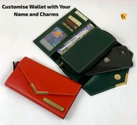 Ba* Customised Mobile Wallets - 7.5" x 1" x 4", Red