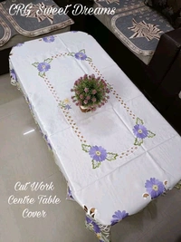 White Beauty Centre Table Cover