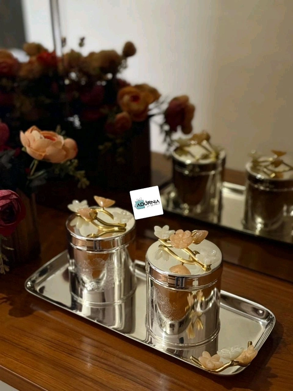 Floral Bloom Canister Set