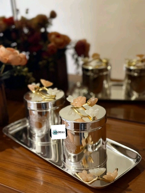 Floral Bloom Canister Set