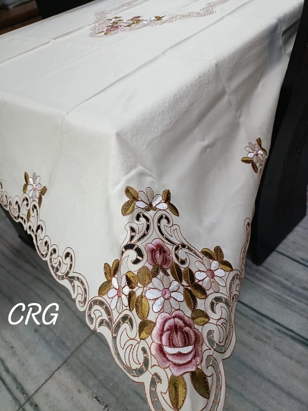 Embroidered Silk Table cover