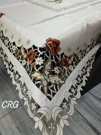 Embroidered Silk Table cover