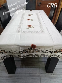 Embroidered Silk Table cover