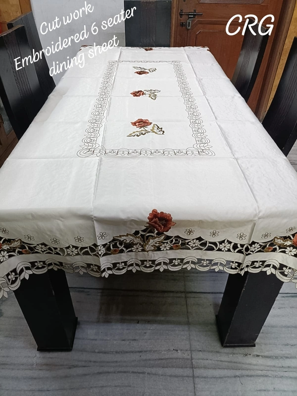 Embroidered Silk Table cover