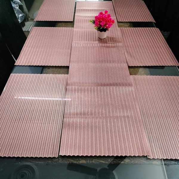 Laser Cut Metallic Dining Table set