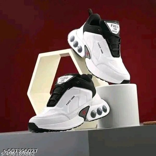 Casual Shoes White And Black All Size - White, All Size